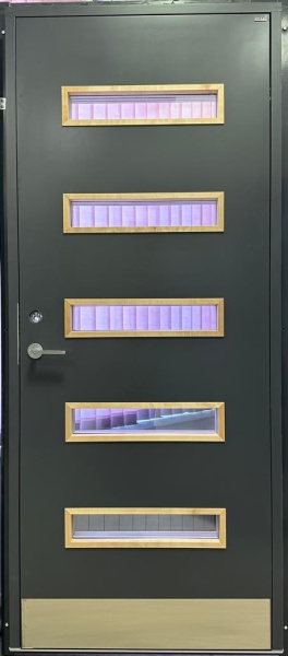 Дверь входная Kaski Luosto Thermo М9, правая, с замком ABLOY LC200