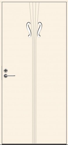Теплая входная дверь SWEDOOR by Jeld-Wen Character Tone Eco, М10x21, Правая