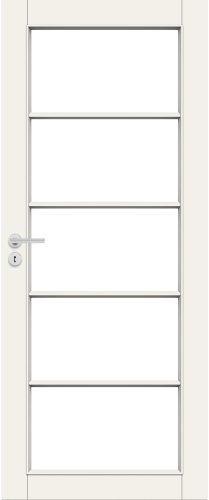  Дверь Смарт Дорс модель 129, Белый NCS S 0502-Y, M10x21, Универсальная