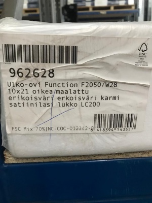    SWEDOOR by Jeld-Wen Function F2050 W28    LC200, 10*21, 