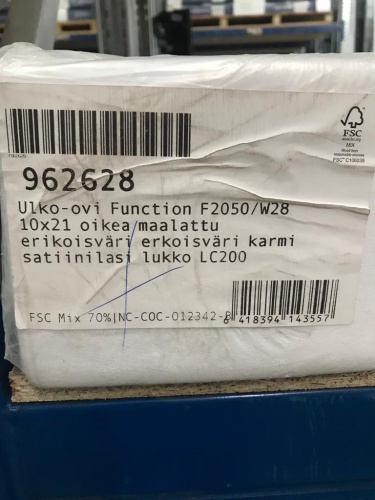    SWEDOOR by Jeld-Wen Function F2050 W28    LC200, 10*21, 