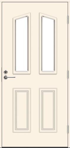  Теплая входная дверь SWEDOOR by Jeld-Wen Classic Rossini Eco, M10x21, Правая