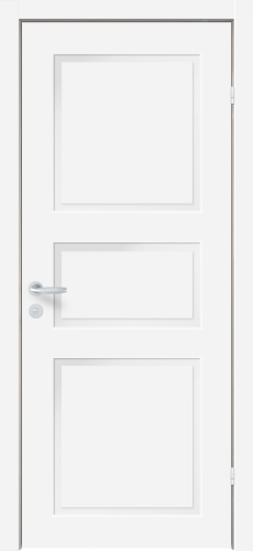 Дверь белая филенчатая Nord Fin Doors 1, M10x21, Белый NCS S 0502-Y