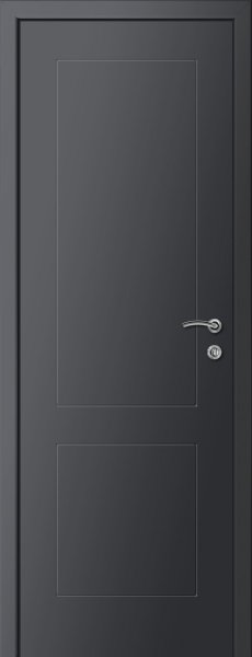 Дверь Капелли Multicolor Ф2К, M7x21, RAL7021 - Black grey
