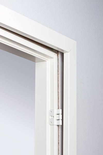 Коробка FLEX белая телескоп, с упл, с наличником телескоп 65 мм, с петлей 65KS10x21/92-110 мм.,