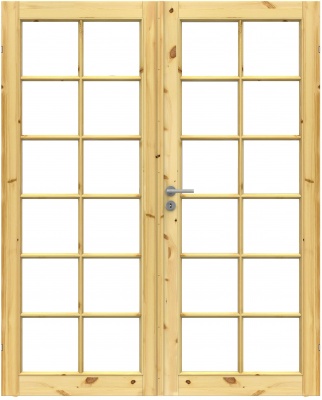 фото дверь сосновая swedoor by jeld-wen tradition 58, двустворчатая