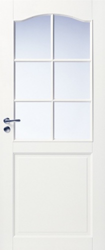 Дверь белая массивная SWEDOOR by Jeld-Wen Craft 111 М9x21,  Правая