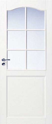 Дверь белая массивная SWEDOOR by Jeld-Wen Craft 111 М9x21,  Правая