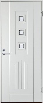 Теплая входная дверь SWEDOOR by Jeld-Wen Basic B0060, белая