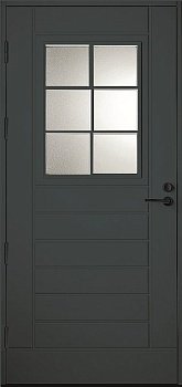 УЦЕНКА (№51) UOL13 Thermo KASKI со стеклом, серая RR23, 10*21, ЛЕВ, замок  LC200
