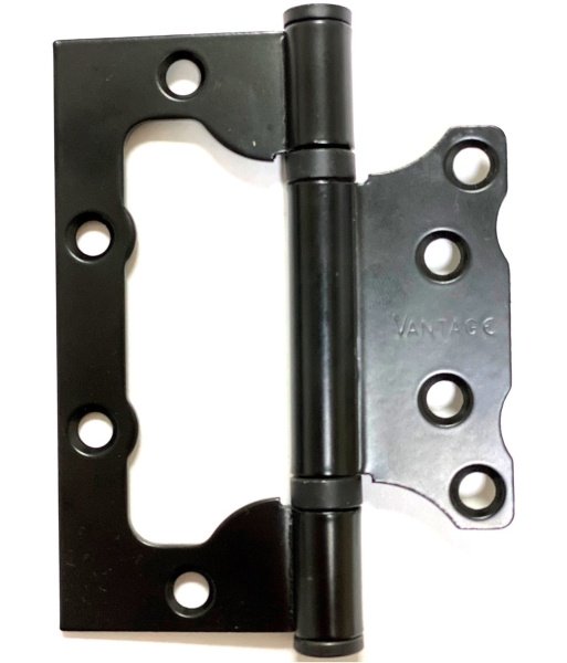  Петля накладная без врезки 100х7,5х2,5 2BB-BL (черный)