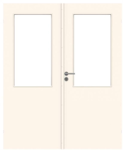 фото дверь гладкая swedoor by jeld-wen easy 205 двустворчатая
