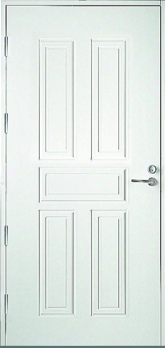 Дверь входная Kaski UO8, Белый NCS S 0502-Y, M10x21, Левая