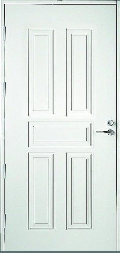 Дверь входная Kaski UO8, Белый NCS S 0502-Y, M10x21, Левая