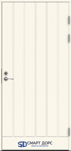 Теплая входная дверь SWEDOOR by Jeld-Wen Function F1894 , М9x21, Правая, Белый NCS S 0502-Y