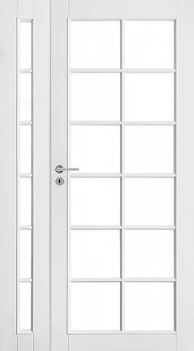 Дверь белая массивная SWEDOOR by Jeld-Wen Craft 105 + расширение, M12(9+3)х21, Белый NCS S 0502-Y