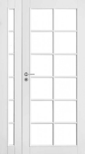 Дверь белая массивная SWEDOOR by Jeld-Wen Craft 105 + расширение, M12(9+3)х21, Белый NCS S 0502-Y