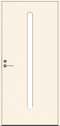 Теплая входная дверь SWEDOOR by Jeld-Wen Character Drop Eco, М10x21, Правая