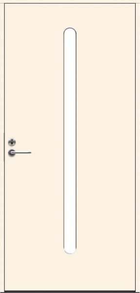 Теплая входная дверь SWEDOOR by Jeld-Wen Character Drop Eco, М10x21, Правая