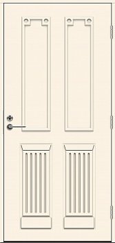 фото теплая входная дверь swedoor by jeld-wen classic casella eco