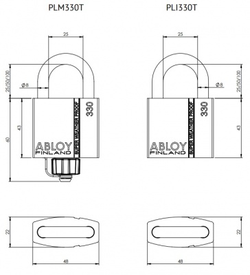    Abloy () PLM330/PLI330,  8 