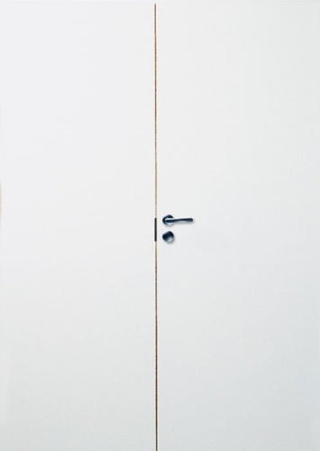 Ответная часть белой гладкой двери SWEDOOR by Jeld-Wen Easy 201 6х21 фотография