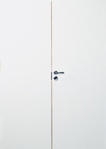 Ответная часть белой гладкой двери SWEDOOR by Jeld-Wen Easy 201 6х21 фотография