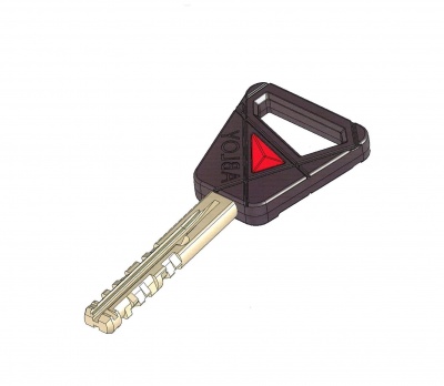 Цилиндр ABLOY DIN CY322U ключ-ключ (ключ Novel)