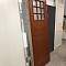 Теплая входная дверь SWEDOOR by Jeld-Wen Classic C1850 W72, красная, М9*23, правая фотография