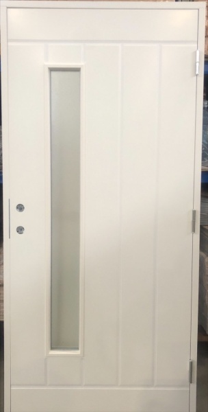 Tallinn KASKI со стеклом, Белая, 10*21, ПРАВАЯ, 8765 