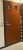 Теплая входная дверь SWEDOOR by Jeld-Wen Classic Scarlatti Eco с замком LC200, красно-кирпичная, М9*21, правая, №19