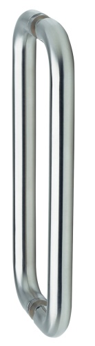 Ручка-скоба Abloy (Аблой) INOXI 137-25/300-400, 300 мм, ST Нержавеющая сталь, K (одностороннее сквозное крепление)