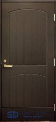 Теплая входная дверь SWEDOOR by Jeld-Wen Function F2000 Eco, коричневая (цвет RR32) фотография