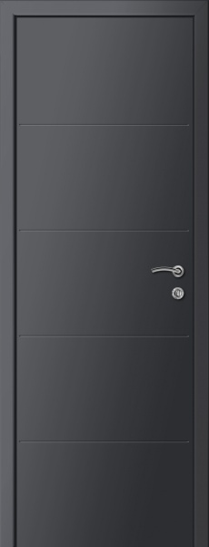 Дверь Капелли Multicolor Ф4Г, M7x21, RAL7021 - Black grey