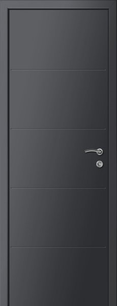 Дверь Капелли Multicolor Ф4Г, M7x21, RAL7021 - Black grey