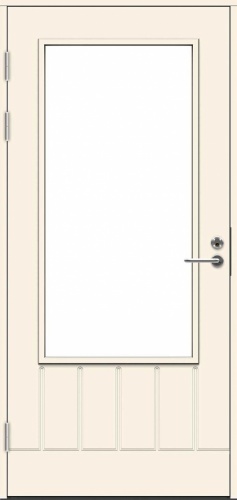 Дверь входная террасная SWEDOOR by Jeld-Wen PO1894 W16, М9x21, Левая, Белый NCS S 0502-Y
