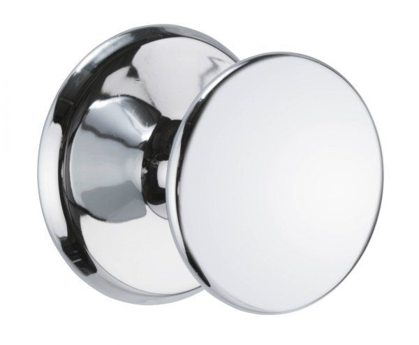 Ручка-кнопка Abloy (Аблой) 118 LK, CR Хром блестящий