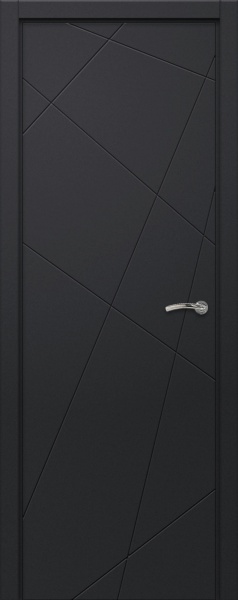 Дверь Капелли Multicolor Ф7A, M7x21, RAL7021 - Black grey