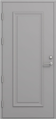 Дверь входная Kaski Paakari, Белый NCS S 0502-Y, M10x21, Левая
