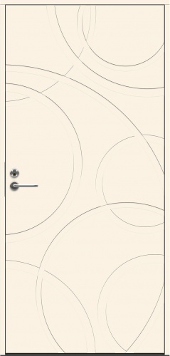 Теплая входная дверь SWEDOOR by Jeld-Wen Character Orion Eco, M10x21, Правая