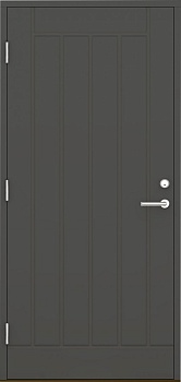Дверь входная Kaski VO2, тёмно-серая