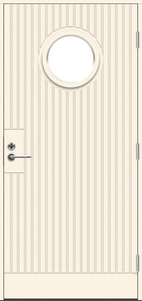 Теплая входная дверь SWEDOOR by Jeld-Wen Function Sargasso Eco, М10x21, Правая