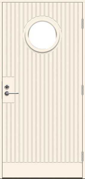 Теплая входная дверь SWEDOOR by Jeld-Wen Function Sargasso Eco, М10x21, Правая