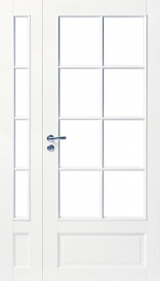 фото дверь белая массивная swedoor by jeld-wen craft 104 + расширение