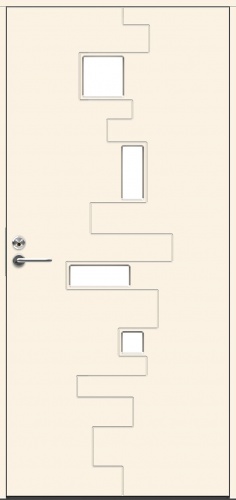 Теплая входная дверь SWEDOOR by Jeld-Wen Character Pulse Eco, М10x21, Правая