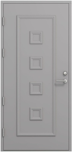Дверь входная Kaski Katava, Белый NCS S 0502-Y, M10x21, Левая