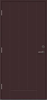 Теплая входная дверь Viljandi EU Basic B0010, коричневая