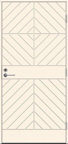 Теплая входная дверь SWEDOOR by Jeld-Wen Classic Grieg Eco, M10x21, Правая