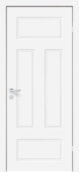 Дверь белая филенчатая Nord Fin Doors 41, Белый NCS S 0502-Y, M9x21