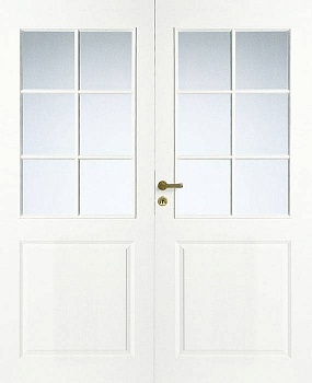фото дверь филенчатая swedoor by jeld-wen style 2, двустворчатая
